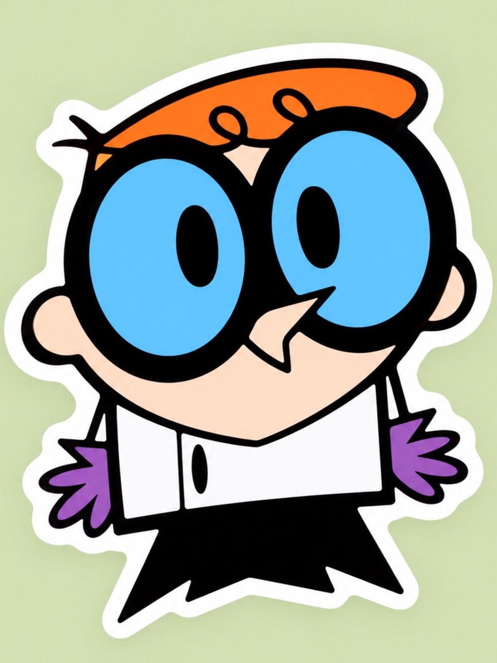 Dexter | Dexter’s Laboratory | 90s Cartoon Network Sticker | 5/$10